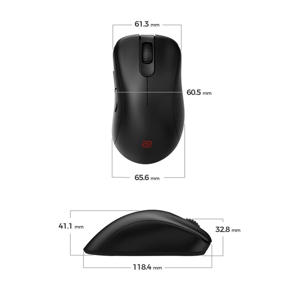 BenQ Japan BenQ ZOWIE Wireless Gaming Mouse Wireless Receiver EC3-DW (Small/Asymmetrical/59g/3950 Sensor/4000Hz/Enhanced Included/Right-Handed/Plug &