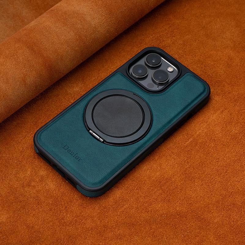 

Кожаный Подходящий для Apple 15promax Чехол для телефона Вращающаяся Магнитная Подставка IPhone14 Полное Покрытие 13 Кожаный Чехол для Бизнеса iPhone 12 6.1 inches