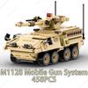 2024 Military Armored Car Building Block Set Infantry Fighting Vehicles Scale Model Modern Brick Kids  Children Toys  Playsets for kids