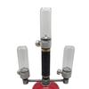 Quick Connecting Gas Lamp Adapter Copper Rubber Texture Outdoor Gas Lights Connectors for Night Camping Extended Handle