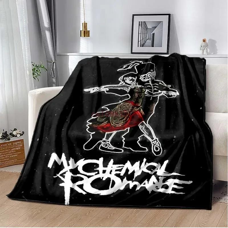 My C-Chemical R-Romance Band Printed Blankets,Kid's Baby Throw Blanket,for Bedroom Living Room Sofa Bed Car, Brithday Gift