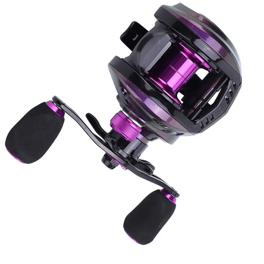 Portable Metal LowProfile Reel 8KG Braking Force Lure Fishing Line Reel Accessory(right Hand )