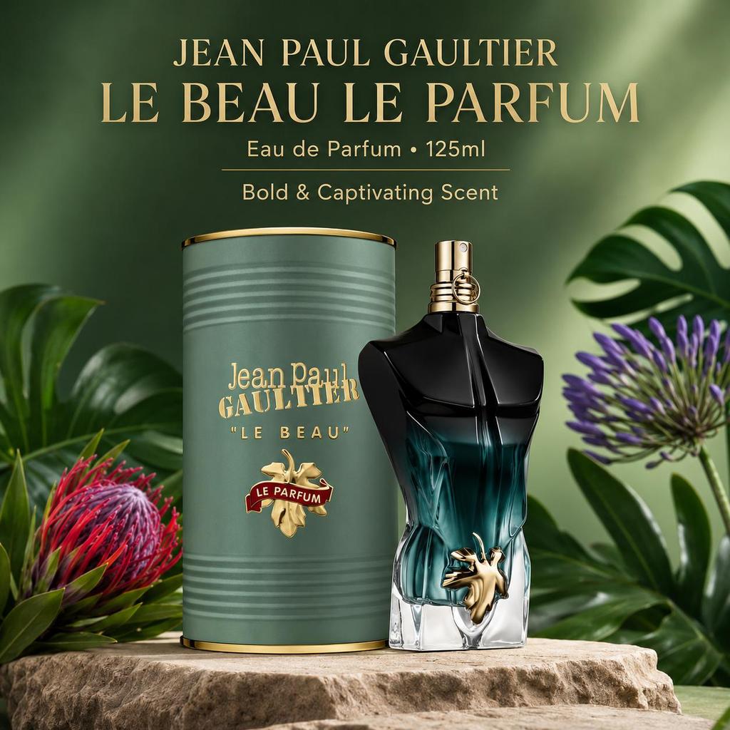 125 Ml Jean Paul Gaultier Le Beau Le Parfum I Eaude Parfum Bold and CaptivatingScent with Pineapple, Iris, Ginger, Coconut,Woody Notes