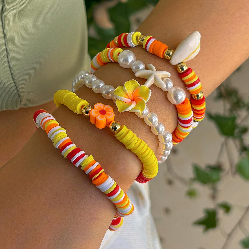 Beach Anklet Star Butterfly Chain Imitation Pearl Foot Chain Ocean Wind Shell Dolphin Foot Ornament