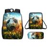 Football Football Printed Children'S Student School Bag 17 Inch Elementary School Light Backpack