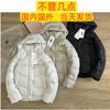 High version Lulu Lulu five-grid down jacket white duck down thickened cloud three-grid bubble warm jacket
