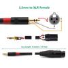 NANYI 3.5mm Stereo XLR (Female) Microphone Cable for Microphones or Professional Recording, Mixing (XLR Female 3m)