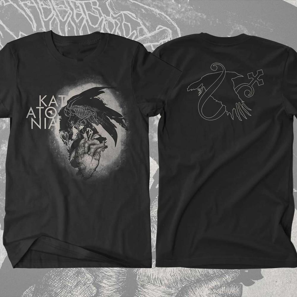 Katatonia Skeleton Bird Twoiside Full Size Short Sleeve BT1037 Unisex T-Shirt