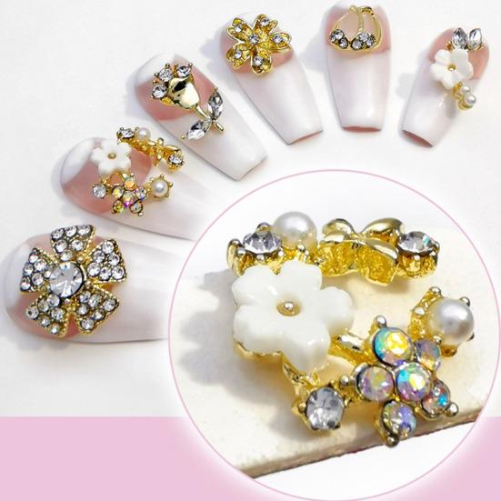 Unhas requintadas Strass Acessórios requintados Multiuso