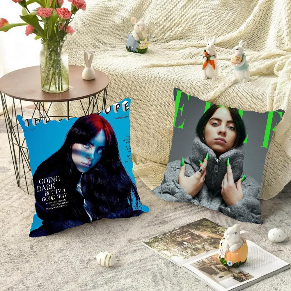 Singer B-Billies Pillow Case Square Pillow Bedroom Sofa Leisure Comfort Cushion Car Living Room Home Decoration 40X40