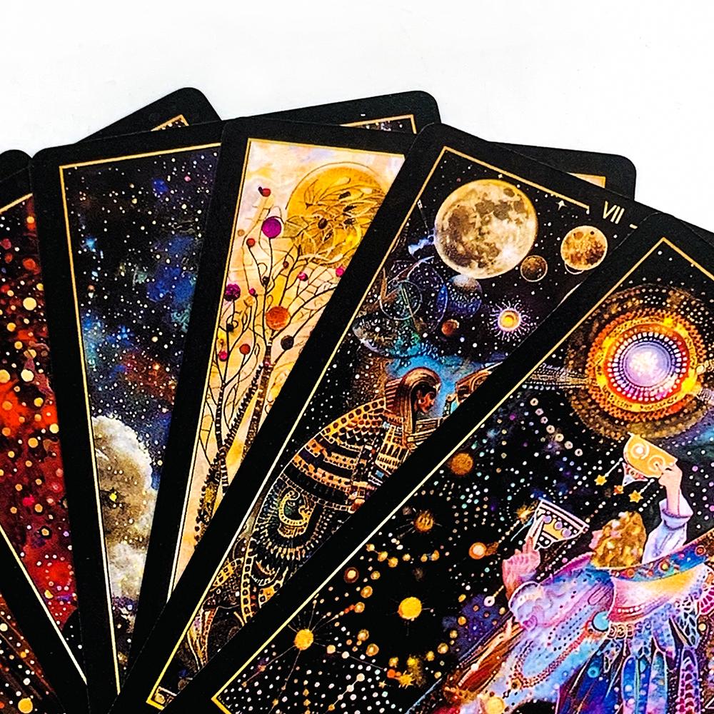 Newest Cosmic Garden Tarot Deck Tarot Cards Fortune Telling Game Card Divination Fate Party Oracle Board Game Family Party Game