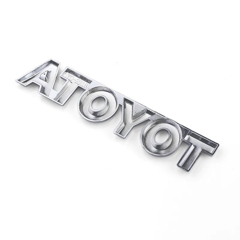 Metal Emblem Badge Car 3D Sticker Car Trunk Sticker For Toyota Corolla Yaris Chr Auris RAV4 Land Cruiser Camry Highlander Prado