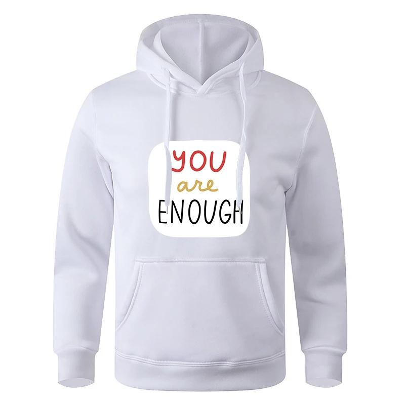 For Male And Women Spring Autumn Men's Casual Solid Color Oversize Black Pullover Hoodie Sweatshirt