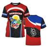 Dominican Republic T-shirt Men Women 3D Printing National Flag And Emblem Crew Neck