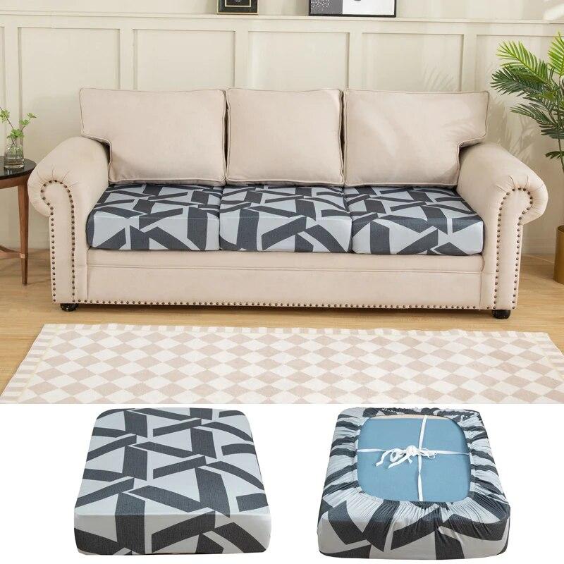 String Printed Sofa Seat Cover Sofa Slipcovers  Soft Stretch Elastic Funiture Protector For Pets