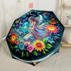 Winter Fairy Dreams Outdoor Automatic Umbrella Compact 8 Rib Design Lightweight for Outdoor Daily Use Compact Folding Umbrella Spiritual Gift