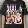 Mila Kunis Shirt, Mila Kunis Tshirt, Mila Kunis Clothing, Mila Kunis Retro Poster, Actress Mila Kunis Sweater Merch, Mila Kunis Poster Tees