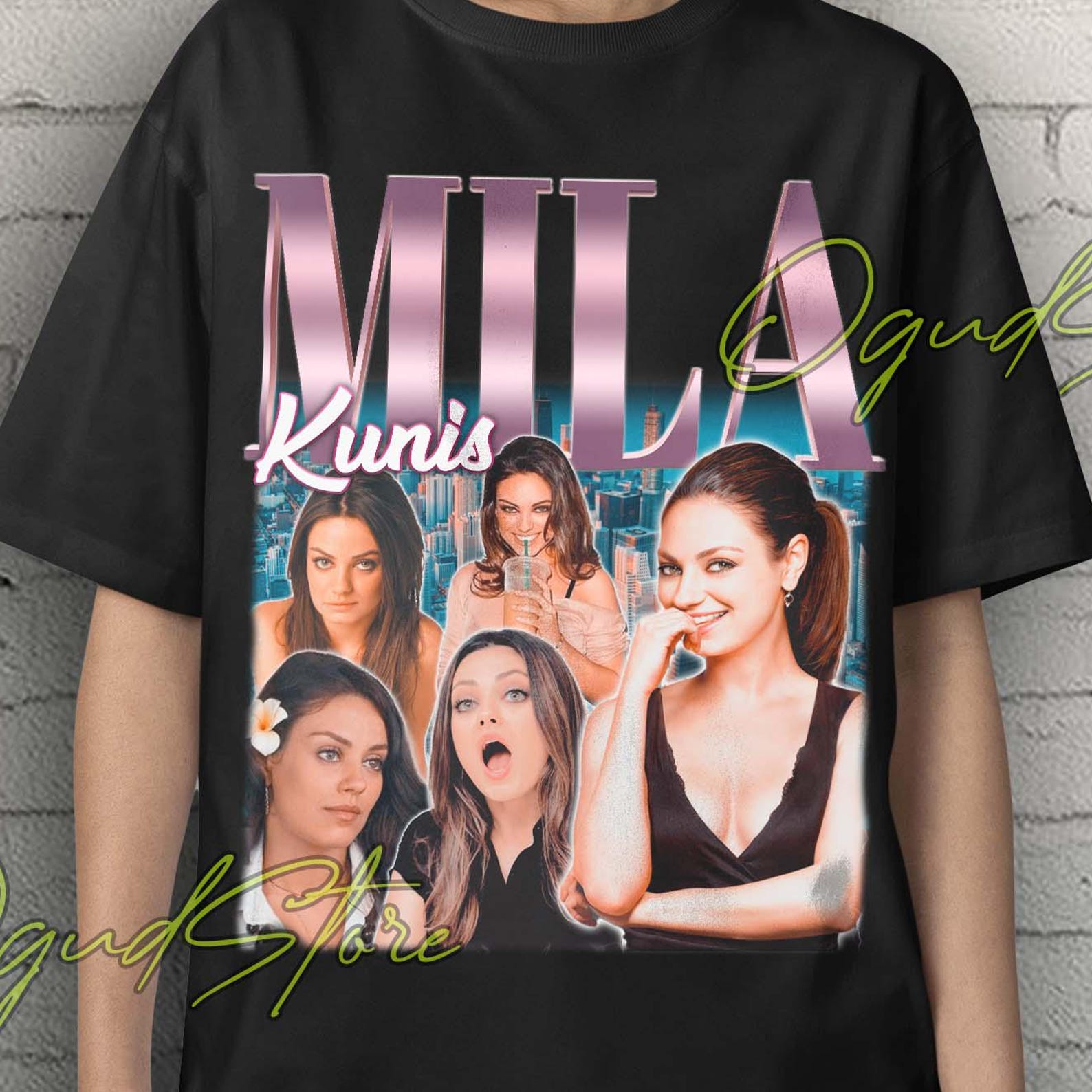 Mila Kunis Shirt, Mila Kunis Tshirt, Mila Kunis Clothing, Mila Kunis Retro Poster, Actress Mila Kunis Sweater Merch, Mila Kunis Poster Tees L