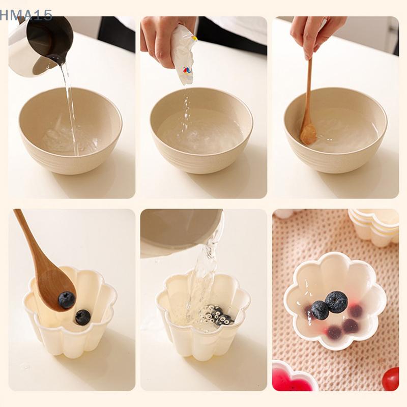 1/4Pcs Pudding Mould Bakeware Reusable DIY Jelly Pudding Cake Mold Plastic Jelly Mold Baking Tool Cake Mold Bread