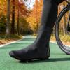 1 Pair Night Riding Safety Cycling Shoe Cover Waterproof Design Elastic Cuff Convenient On Off Reflective Night Safety