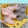Entzückendes Plüsch-Elefantenspielzeug Stofftier Niedliche Puppe Perfektes Geburtstagsgeschenk Weiches Kuschelkissen