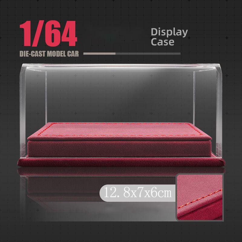 

1:64 Acrylic Display Box For Hot Wheels Tomica Car Model,Stackable For Dustproof Display Case For Toy Alloy Car Model Storage
