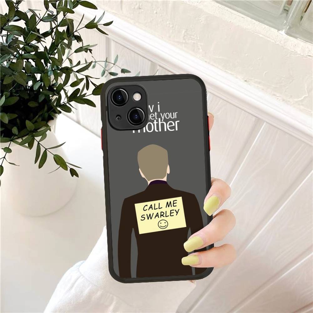 How I Met Your Mother Himym Handyhülle für iPhone 16 15 14 11 12 13 Pro Max X XS Durchsichtige Matte Hülle