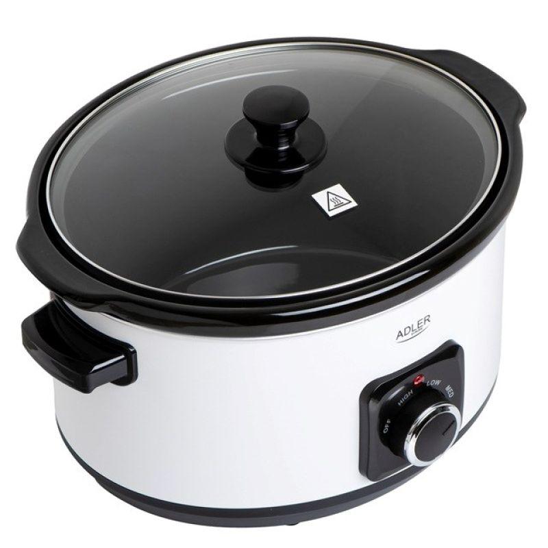 Adler AD 6413w Slow Cooker 5.8L White