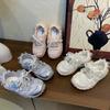Youth Style Shoes Girls Casual Mesh Sneakers Soft Rubber Sole Round Toe With Kids Ages 4-12