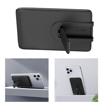 Phone Card Holder Silicone Phone Wallet with Stand Stick On Credit Card Holder for Phone Back Not Fall Offs