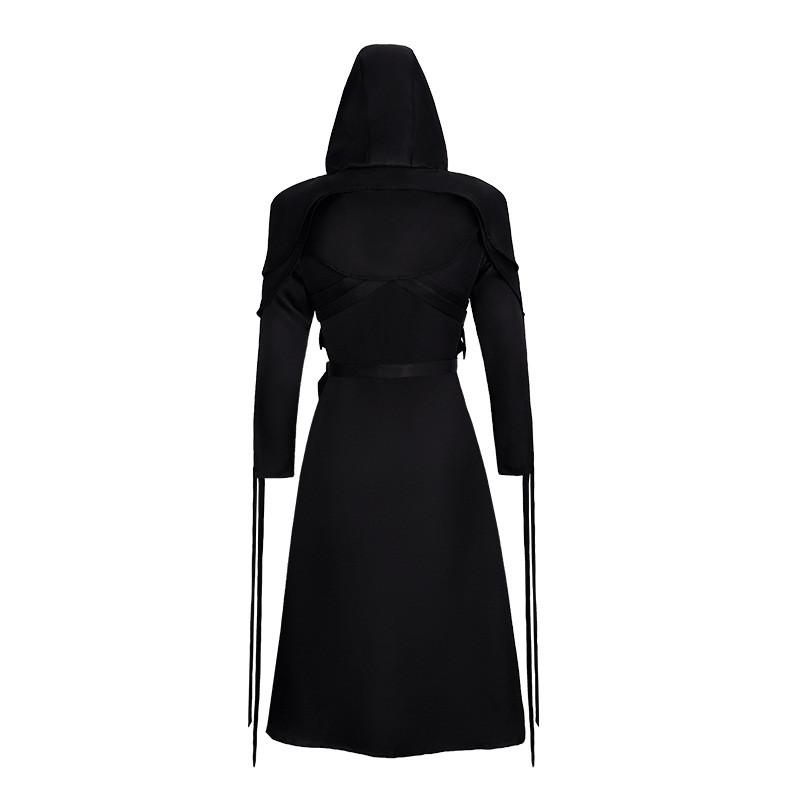 Dead By Daylight The Ghost Face Cosplay Costume With Polyester And Spandex For Fantasy Game Character Dress Up