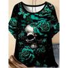 3D-gedrucktes Blumenmuster, sommerliche Damenmode, atmungsaktiv, trendig und vielseitig