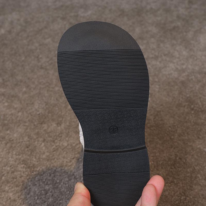 Новые высокие сапоги для мальчиков и девочек на осень и зиму 26 чёрный — фото 5