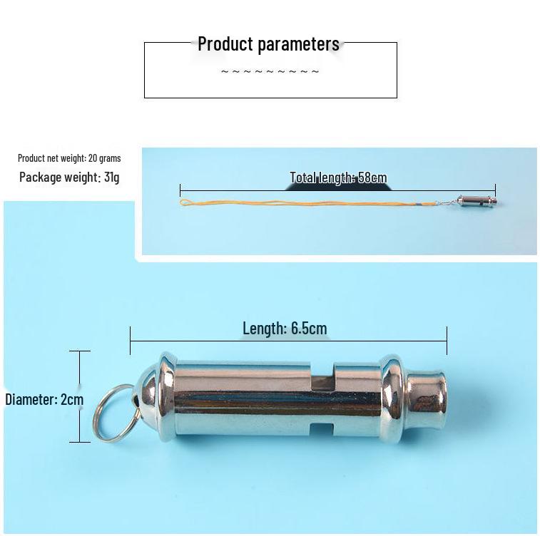 Stainless Steel Ultrasonic Racing Pigeon Training Whistle