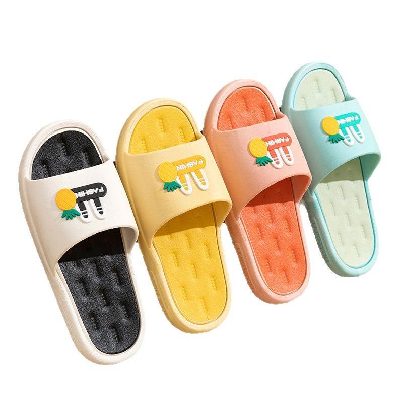 Coole Hausschuhe Damen Sommer Zuhause Badezimmer Bad rutschfest und geruchshemmend Füße Paar Zuhause drinnen Herren