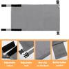 Baby Airplane Bed Foldable Anti-slip Strong Load Bearing Quick To Set Up Extra Fixing Strap Seat Extension Easy Storage