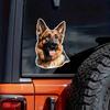 German Shepherd Pet Dog Car Stickers Waterproof Vinyl Decals Auto Body Window Bumper Decor Motorcycle Helmet Stickers TM195