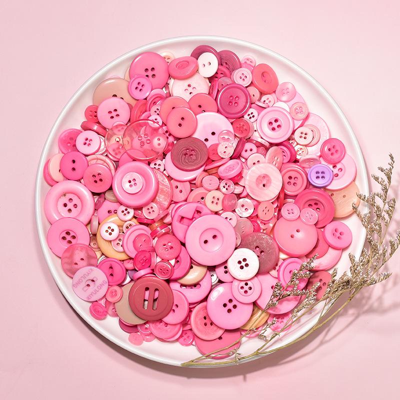 DIY Flower Bouquet Craft Kit: Resin Buttons for Creative Kids' Projects