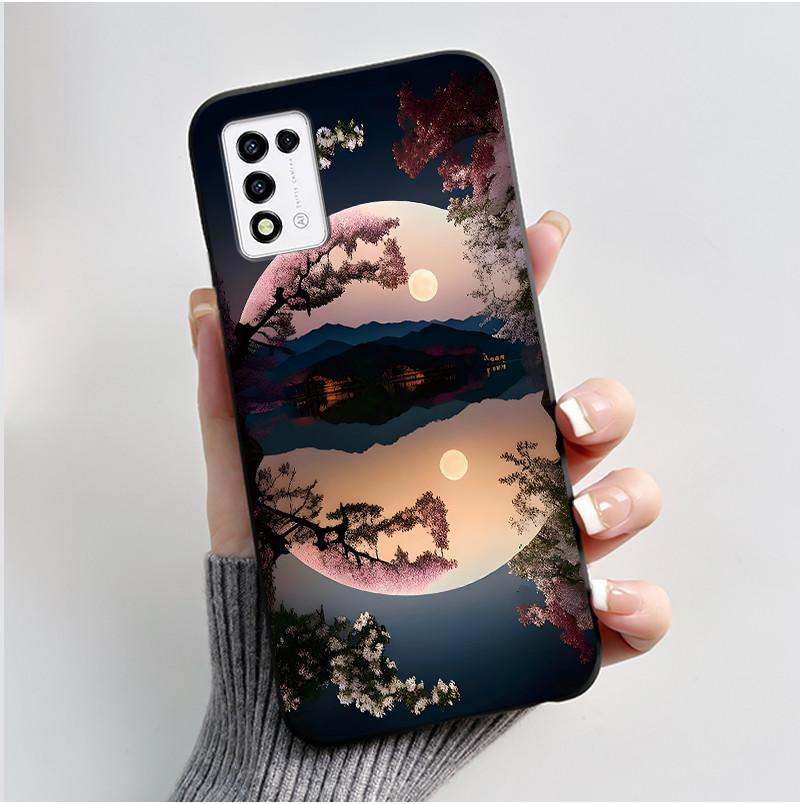 For ZTE Libero 5G III, A202ZT Soft Silicone Black Case For ZTE Libero 5G II, A103ZT Popular Pattern Panda Shockproof Shell