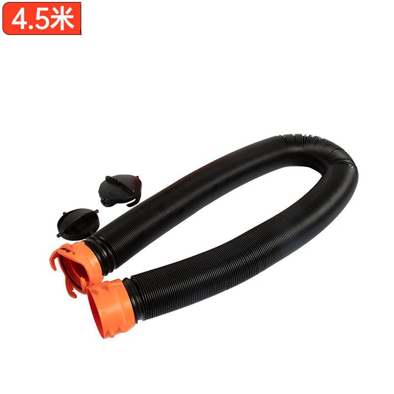 Water Pipe Kit Leak Proof Camp Drainage Pipe Sewage Valve Sewer Hose Aaccessory Drainage Cleaner RV Sewer Hose Kit 90 ° Hose