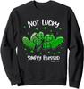 Christian St Patricks Day Not Lucky Simply Blessed Unisex Crewneck Sweatshirt