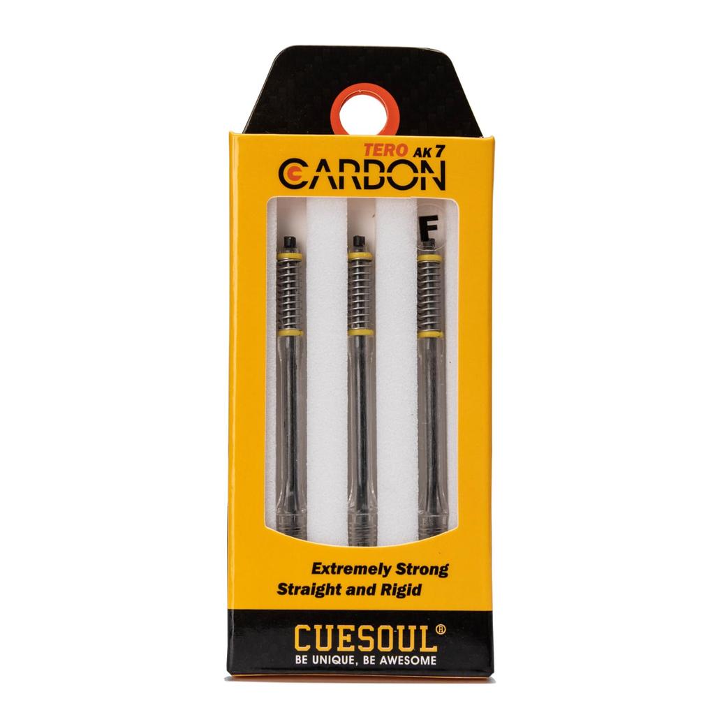 CUESOUL TERO System A/B/C/D/E/F/G/H AK7 Carbon Dart Shaft with Built-in Telescopic Slim Shaft, Set of 3 (CS-AK7+1TXG47)
