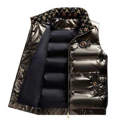 Winter 2025 Men's Trendy Stand Collar Down Vest - 50% White Duck Down