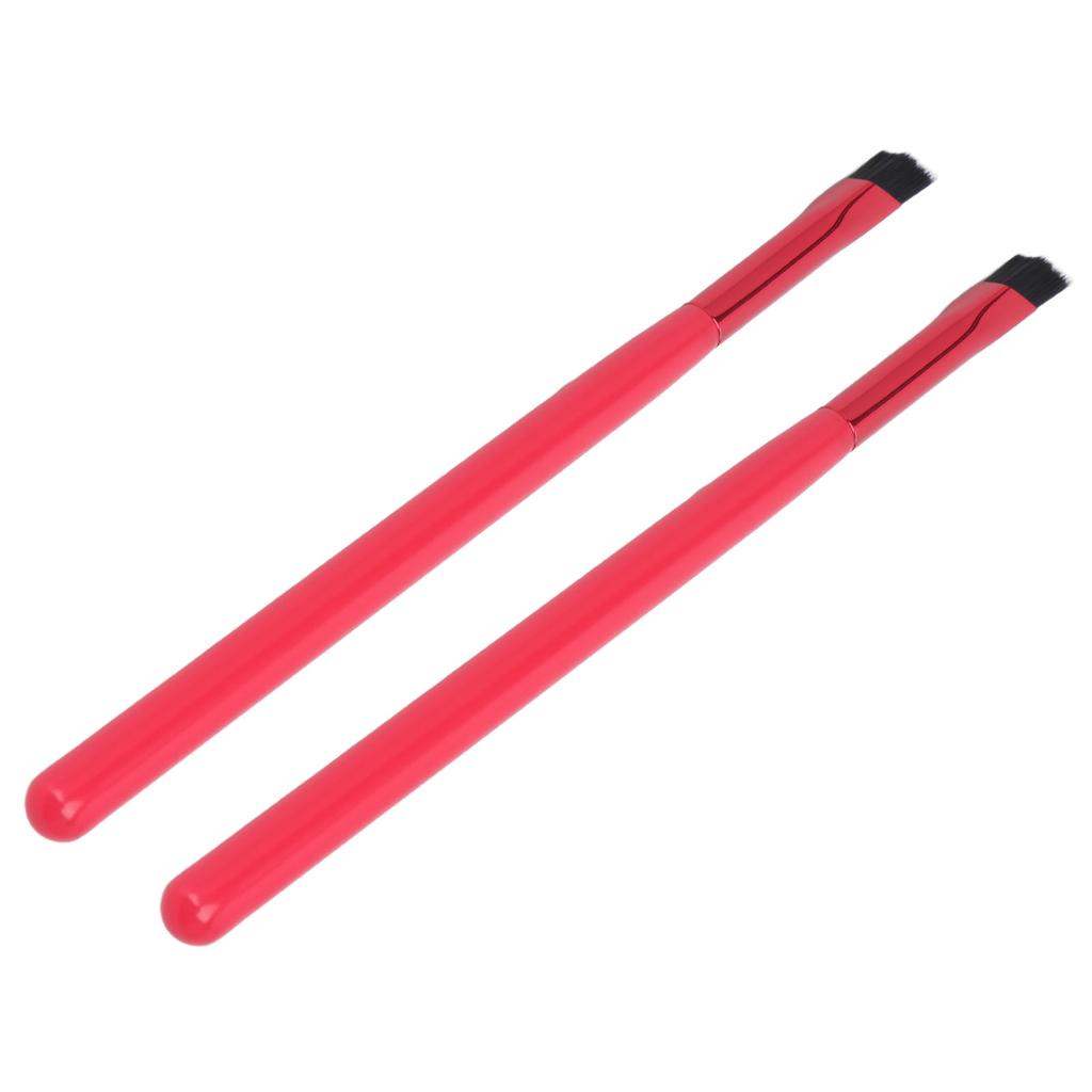 2pcs Eyebrow Brush Professional Portable Soft Nylon Hair Hairline Brow Brush Cosmetic Tool for Women