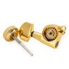 Musiclily Pro Locking Tuning Pegs with Gear Hex and Screws for and Electric Gold 6-Piece 181 Ratio, Buttons, 45-Degree Strat, Telecaster, Guitars,