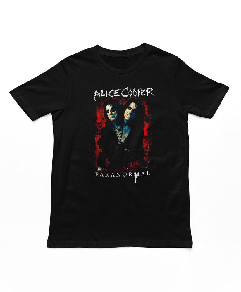 

Alice Cooper Paranormal Mens T Shirt Music Classic Concert Rock Band Tee Black Unisex T-Shirt XL