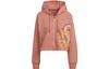 Adidas Jackets Women's Pink Hooded Moderate Other IB5891