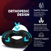 Donut Pillow Seat Cushion Orthopedic Design| Tailbone & Coccyx Memory Foam Pillow | Relieve Pain and Pressure for Hemorrhoid, Pregnancy Post Natal,