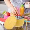 Stainless Steel Noodle Bowl 304 Insulated Leak-Proof Soup Container Anti-Scald Handle Reusable Bento Box For Ramen Rice