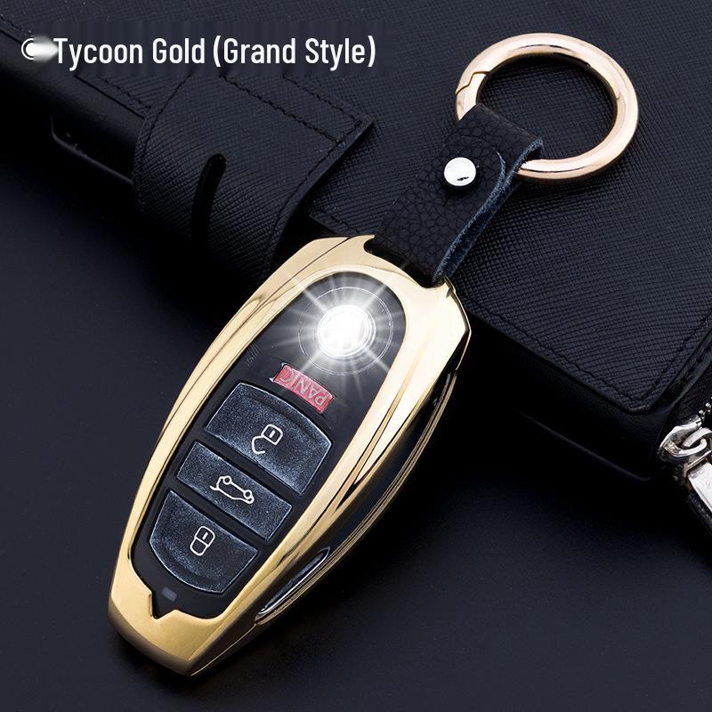 Volkswagen Key Case Cover for Touareg, Golf 7, Sportsvan, Lamando, Lingdu, Touron, Tiguan L (Women's Edition)